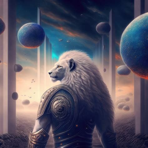 Space Lion Download, Instant Downloadable Wallpaper, Digital Download ...