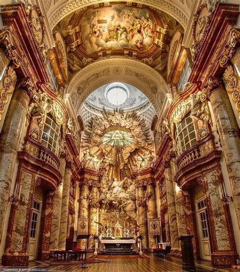 St. Charles Church (St. Charles Borromeo), Vienna Architecture Design ...