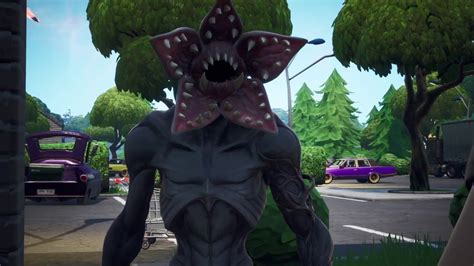 THE DEMOGORGON!! - Fortnite Stranger Things Skit! - Credit Scene - YouTube