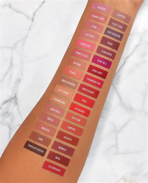 Lipsticks by Dose Of Colors. Liquid Lipstick Swatches, Matte Lipstick ...