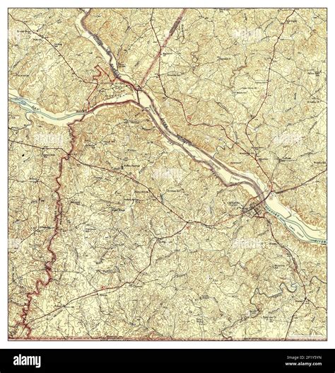 Clarksville, Virginia, map 1943, 1:62500, United States of America by ...