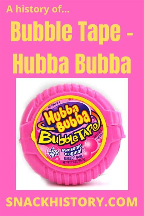 Bubble Tape - Hubba Bubba - Snack History