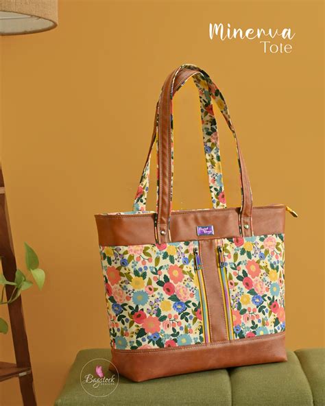 The Minerva Tote (new PDF pattern) – Bagstock Designs