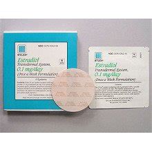 Estradiol Transdermal System 0.1mg/24hr Patches 4 By Mylan Pharma