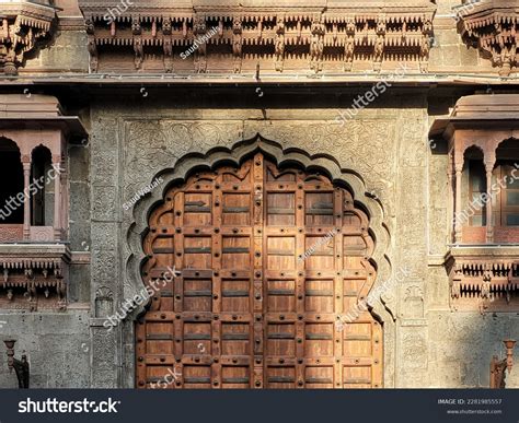 Carved Arches Windows Fort Wall Rajwada Stock Photo 2281985557 ...