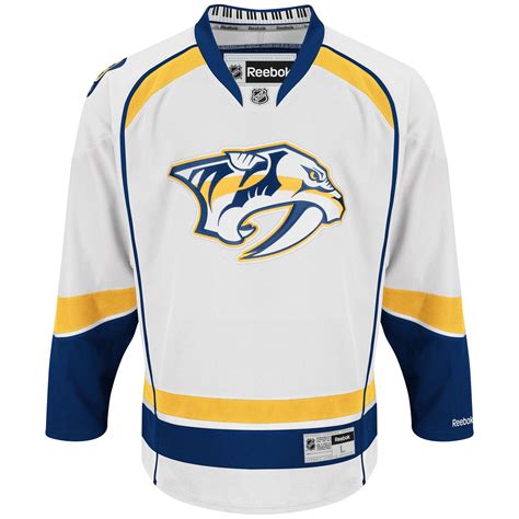 Nashville Predators Official Away Reebok Premier Replica NHL Hockey ...