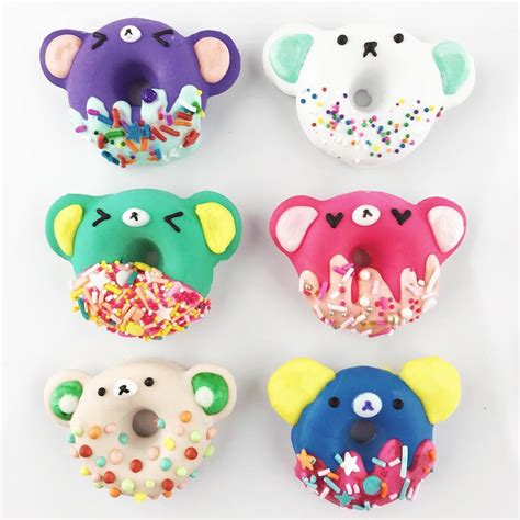 Decorated Bear Donuts by selva_sonali on instagram are so cute, and ...