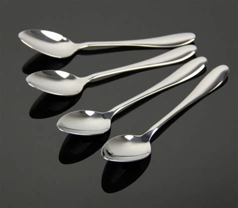 Stainless Steel Spoon Tablespoon Coffee Spoons Rice Scoop Tableware 2 ...