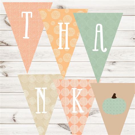 Thankful Banner, Thanksgiving Banner, Fall Decor, Fall Autumn Banner - Etsy