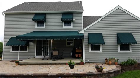 Patio canopy with window awnings - Sunbrella fabric - Leola PA lo res ...