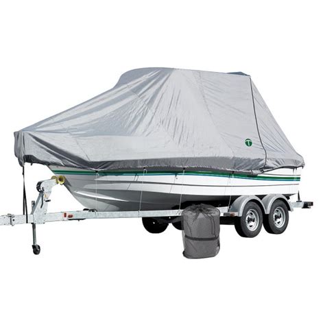 Eevelle® - Trident™ Boat Cover for Boat with T-Top & Bow Rails - BOATiD.com