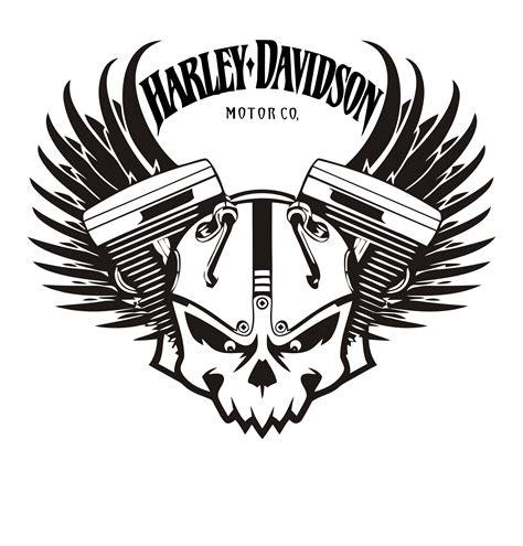 Printable Harley Davidson Logo Stencil - Printable Word Searches