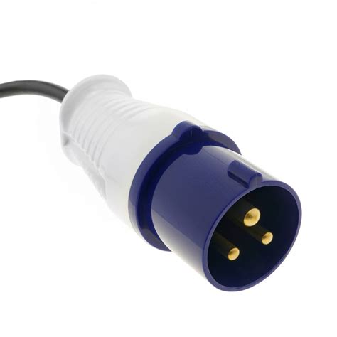 Industrial outlet Adaptor CEE plug male to female socket 2P+T 16A 230V ...