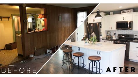 Brown House Renovation -The before and after | Whole house remodel ...