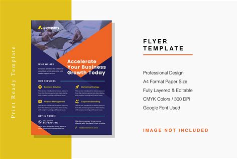 Professional Flyer Template By IanMikraz Studio | TheHungryJPEG