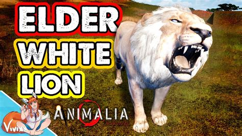 Playing a Legacy White Elder Lion in Animalia Survival - YouTube