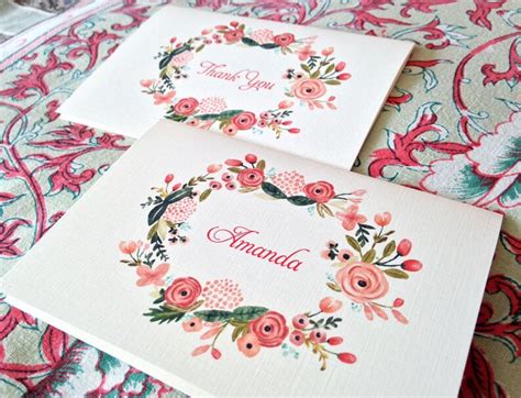 Personalized Stationery Note Cards Set of 8 - Etsy