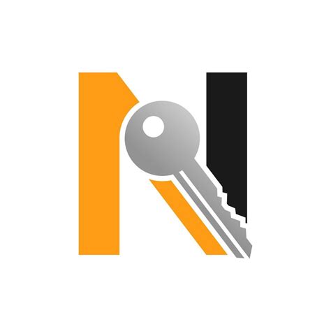 Initial N key 8209458 Vector Art at Vecteezy