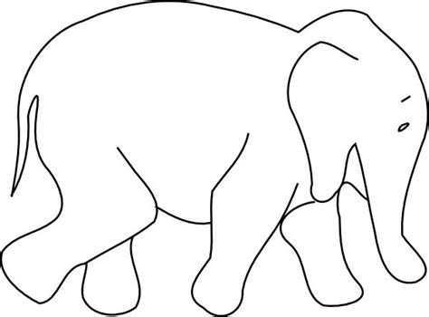 Animal Outline Drawings | elephant animal outline clip art | Animal ...