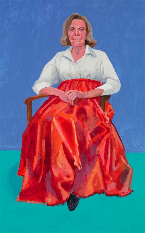 Rita Pynoos, 1-2 March, by David Hockney, 2014 David Hockney Portraits ...