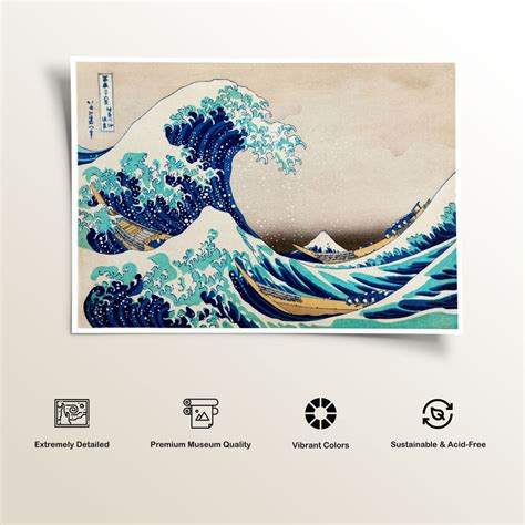 The Great Wave off Kanagawa: Buy Japanese Painting & Art Prints Online ...