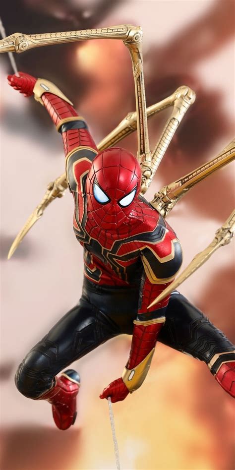 fearsome wallpaper Iron suit spider-man iron-spider toy art 10802160 ...