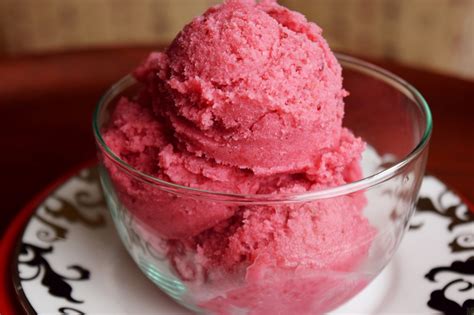 Cranberry Buttermilk Sorbet - Make It Like a Man!