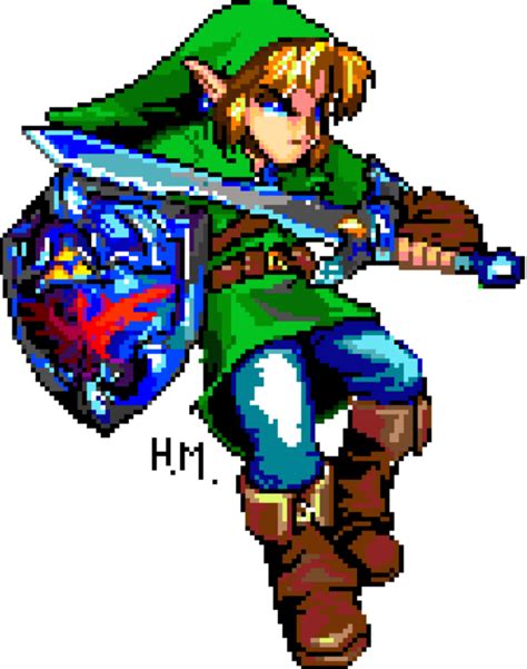 Link (Pixel Art) by HalfMilk on Newgrounds