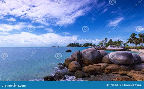 Panorama Beach and Rock Formation Photos at Berhala Island Kepulauan ...