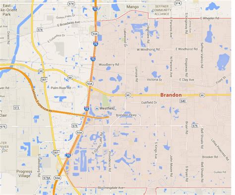 Brandon Florida Map