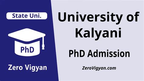 University of Kalyani PhD Admission 2023 (Sept): Dates, Application ...