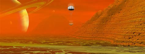 Huygens Probe Landing On Titan Photograph by Christian Darkin - Fine ...