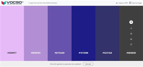 8 Color Palette Generator