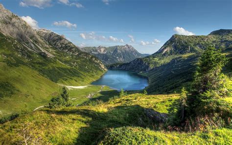 —austria-alps-mountain-lake-13377 – Wall Paper