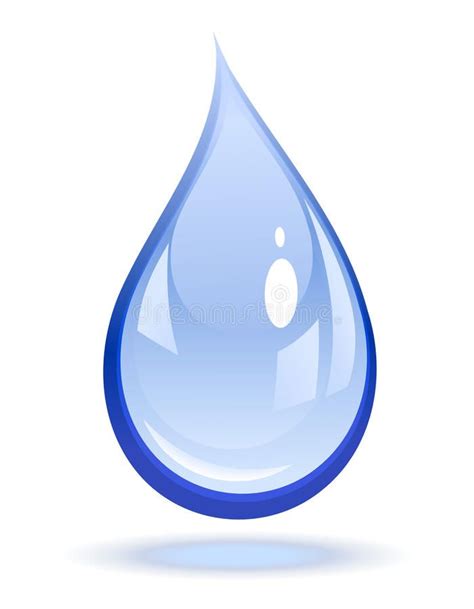 Water drop stock vector. Illustration of liquid, pure - 9524487 | Water ...