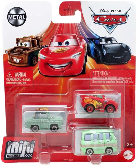 Disney Pixar Cars Die Cast Metal Mini Racers Rusty Rusteze, Lightning ...