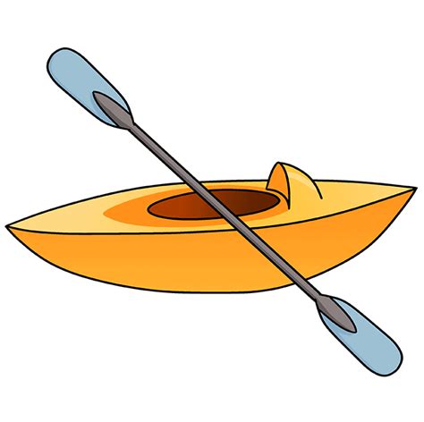 How to Draw a Kayak - Really Easy Drawing Tutorial