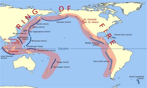 Ring Of Fire Earthquakes Map Mega Hit Both Sides The Pacific, Experts