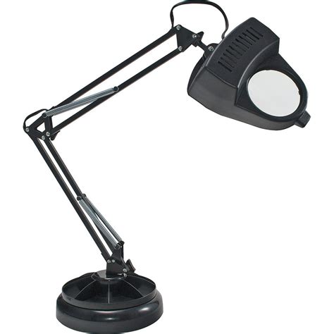 Ledu, LEDL9087, Full Spectrum Magnifier Desk Lamp, 1 Each, Black ...