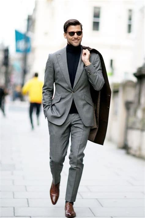 60 Best Grey Suit With Brown Shoes Outfit Ideas For Men