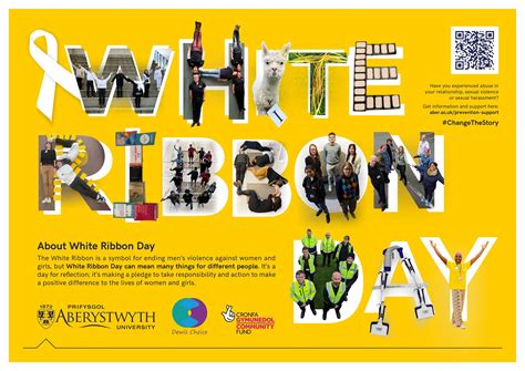 Aberystwyth University Commemorates White Ribbon Day, Advocating # ...