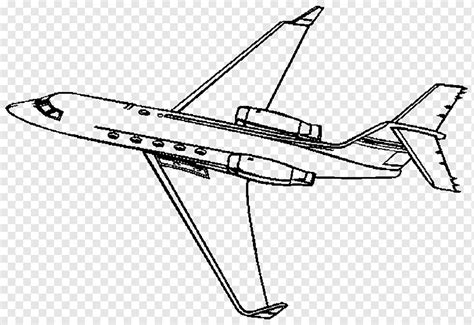 飛行機の塗り絵ジェット機ビジネスジェット戦闘機、飛行機, 飛行機, 角度, エリア png | PNGWing