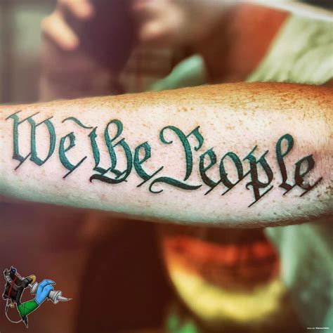 100+ We The People Tattoo Designs You Need To See! | Outsons | Men's ...