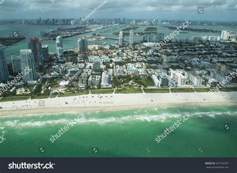 Aerial View Miami Beach Stock Photo (Edit Now) 557152351