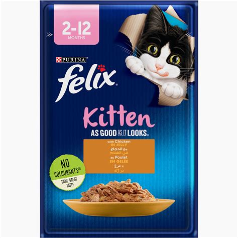 Felix As Good As It Looks Junior with Chicken in Jelly Wet Cat Food ...