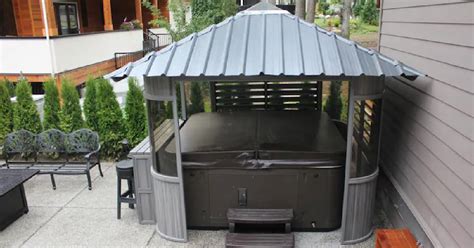 This Gazebo Turns Your Hot Tub Into a Swim-Up Bar