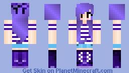 Purple Girl Minecraft Skin