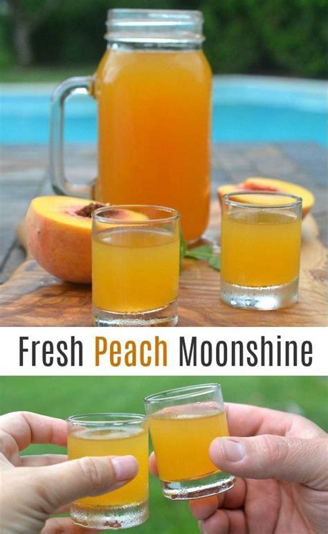 Fresh Peach Moonshine Recipe. Easy to make. Perfect for BBQ’s, camping ...