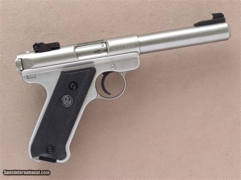 Ruger MK II Target, Stainless Steel, Cal. .22 LR, 5 1/2 Inch Bull Barrel