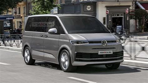 VW T7 rendering imagines the people mover based on new spy shots